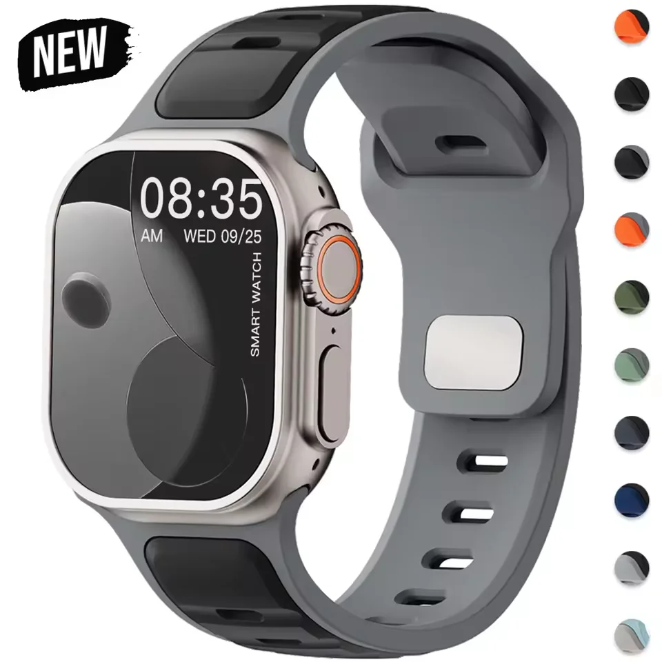 Bracelet Sport en Silicone pour Apple Watch & Smartwatch