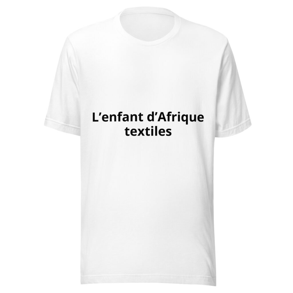 T-shirt classique L’enfant d’Afrique textiles