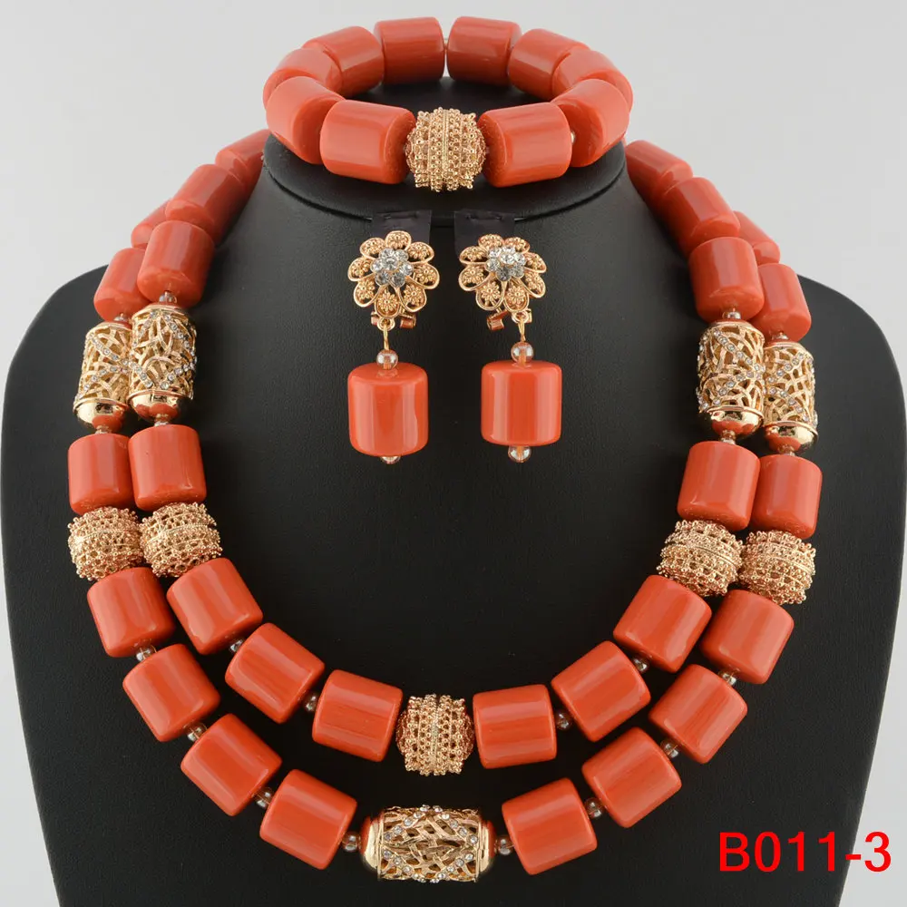 Parure de Bijoux Africains Traditionnels en Perles - Collier Multirang, Bracelet & Boucles d'Oreilles pour Mariage et Cérémonie – Image 24