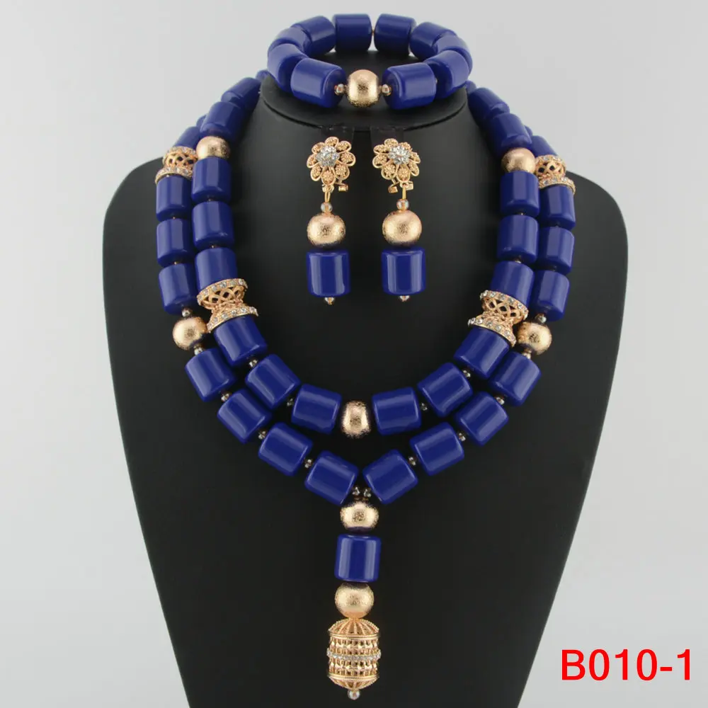 Parure de Bijoux Africains Traditionnels en Perles - Collier Multirang, Bracelet & Boucles d'Oreilles pour Mariage et Cérémonie – Image 12