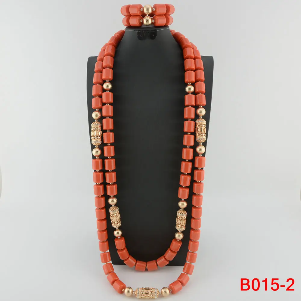 Parure de Bijoux Africains Traditionnels en Perles - Collier Multirang, Bracelet & Boucles d'Oreilles pour Mariage et Cérémonie – Image 17