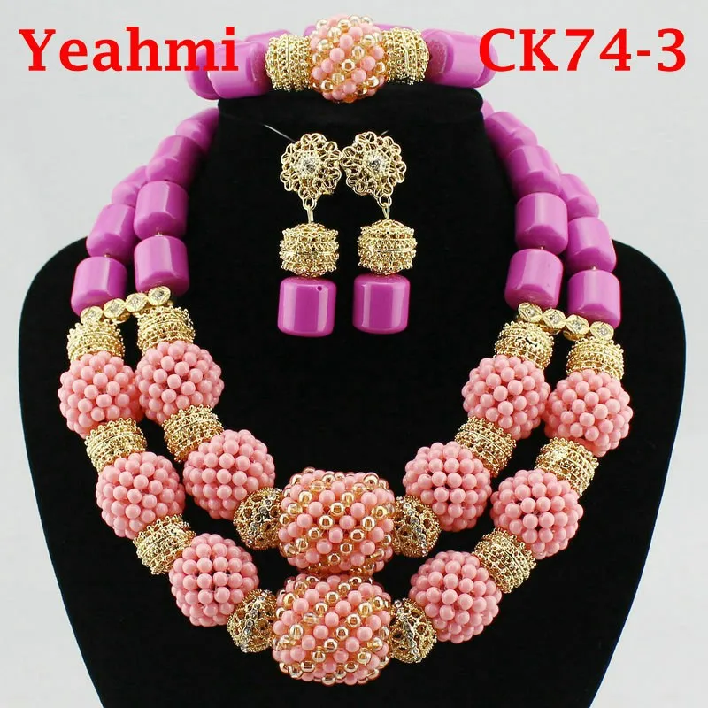 Parure de Bijoux Africains Traditionnels en Perles - Collier Multirang, Bracelet & Boucles d'Oreilles pour Mariage et Cérémonie – Image 13