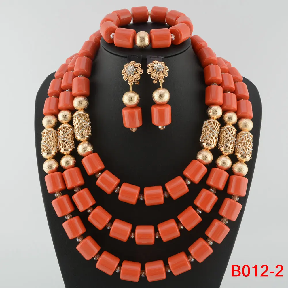 Parure de Bijoux Africains Traditionnels en Perles - Collier Multirang, Bracelet & Boucles d'Oreilles pour Mariage et Cérémonie – Image 19