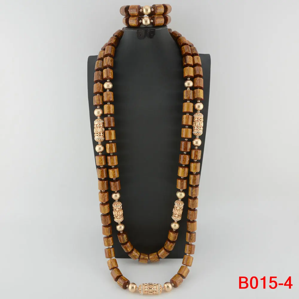 Parure de Bijoux Africains Traditionnels en Perles - Collier Multirang, Bracelet & Boucles d'Oreilles pour Mariage et Cérémonie – Image 15