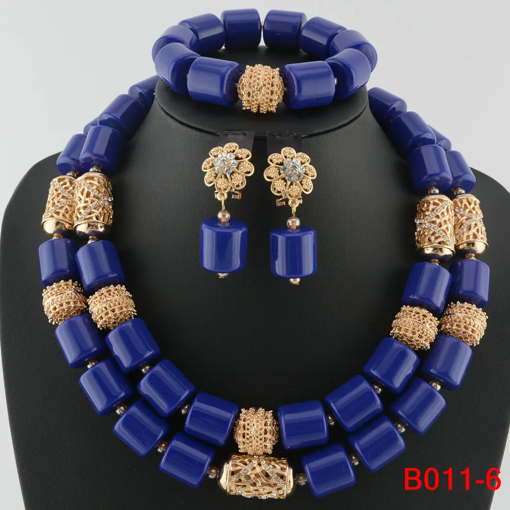Parure de Bijoux Africains Traditionnels en Perles - Collier Multirang, Bracelet & Boucles d'Oreilles pour Mariage et Cérémonie – Image 21