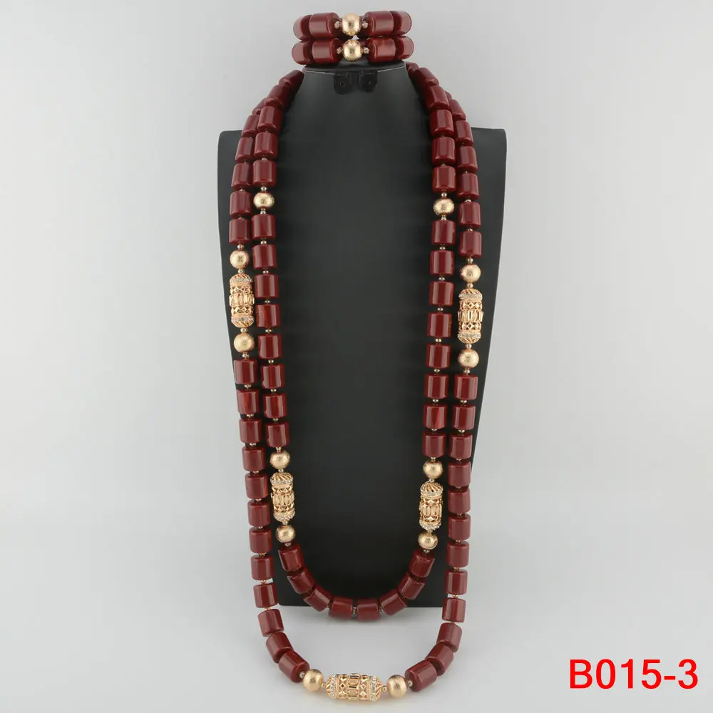 Parure de Bijoux Africains Traditionnels en Perles - Collier Multirang, Bracelet & Boucles d'Oreilles pour Mariage et Cérémonie – Image 16